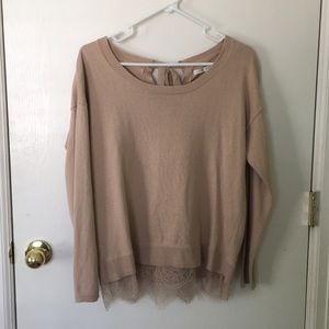 Lauren Conrad tan sweater